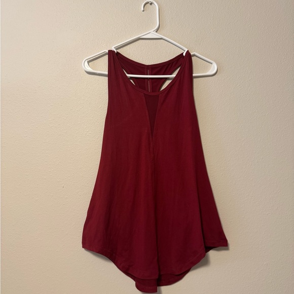 ZYIA Deep Red Tank Top - Picture 1 of 3